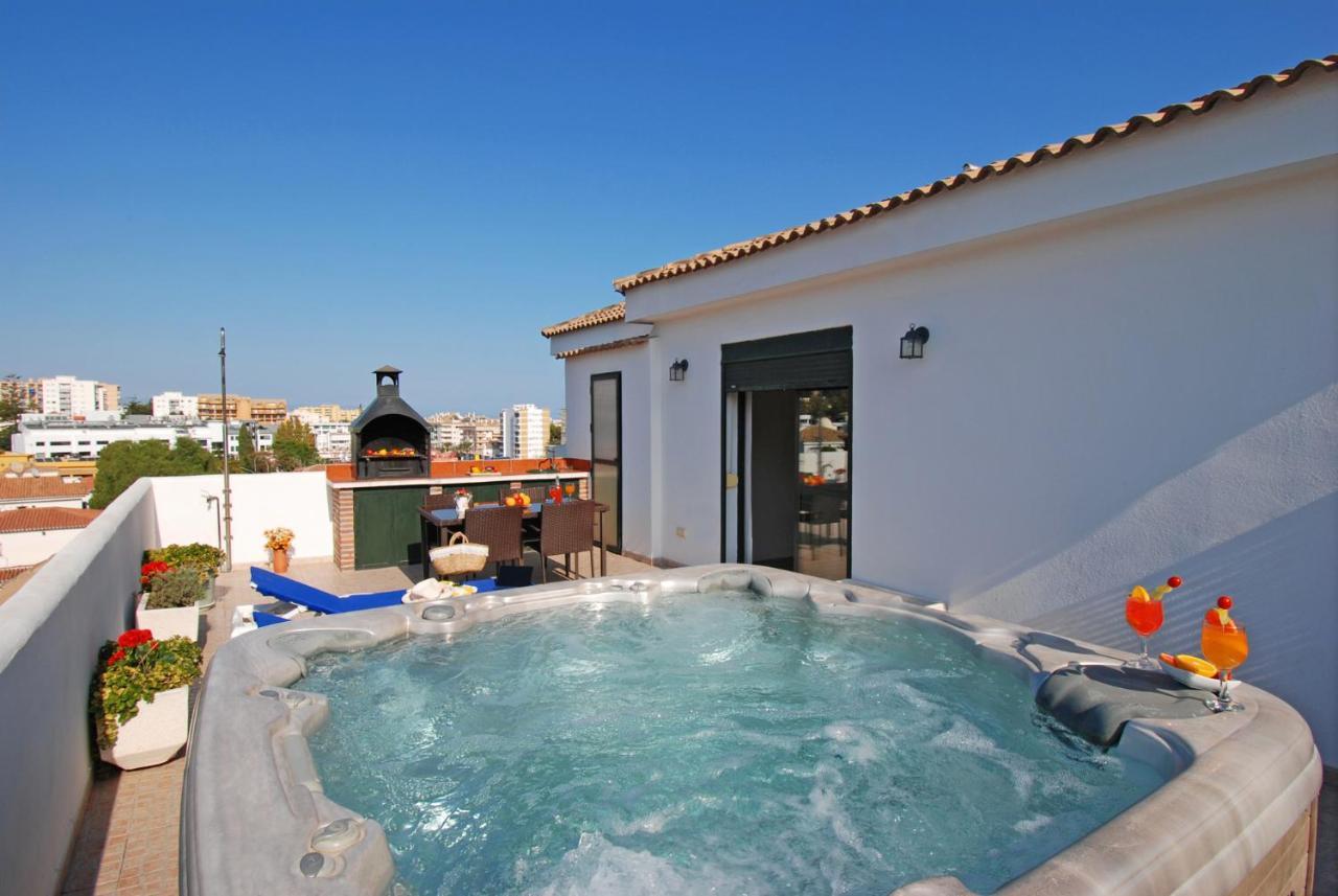 Isla De Benalmadena 1, Jacuzzi, 80M From The Sea, Ac, Bbq, Private Parking, Big Terrace Benalmádena Exterior foto